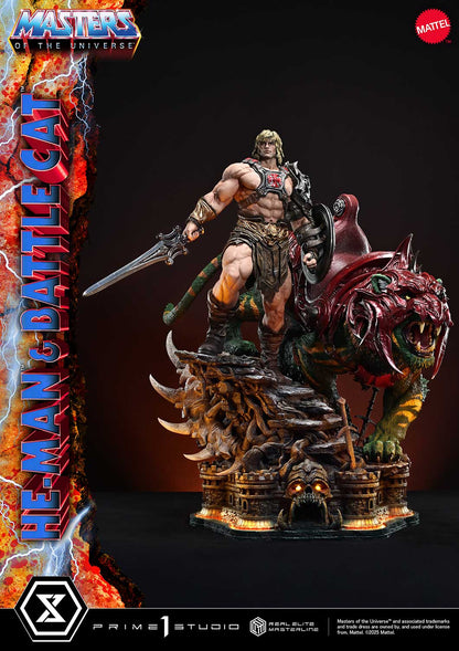 Prime 1 Studio -Masters of the Universe: 1/4 Scale He-Man & Battle Cat (Regular Version) Pre-order NOW