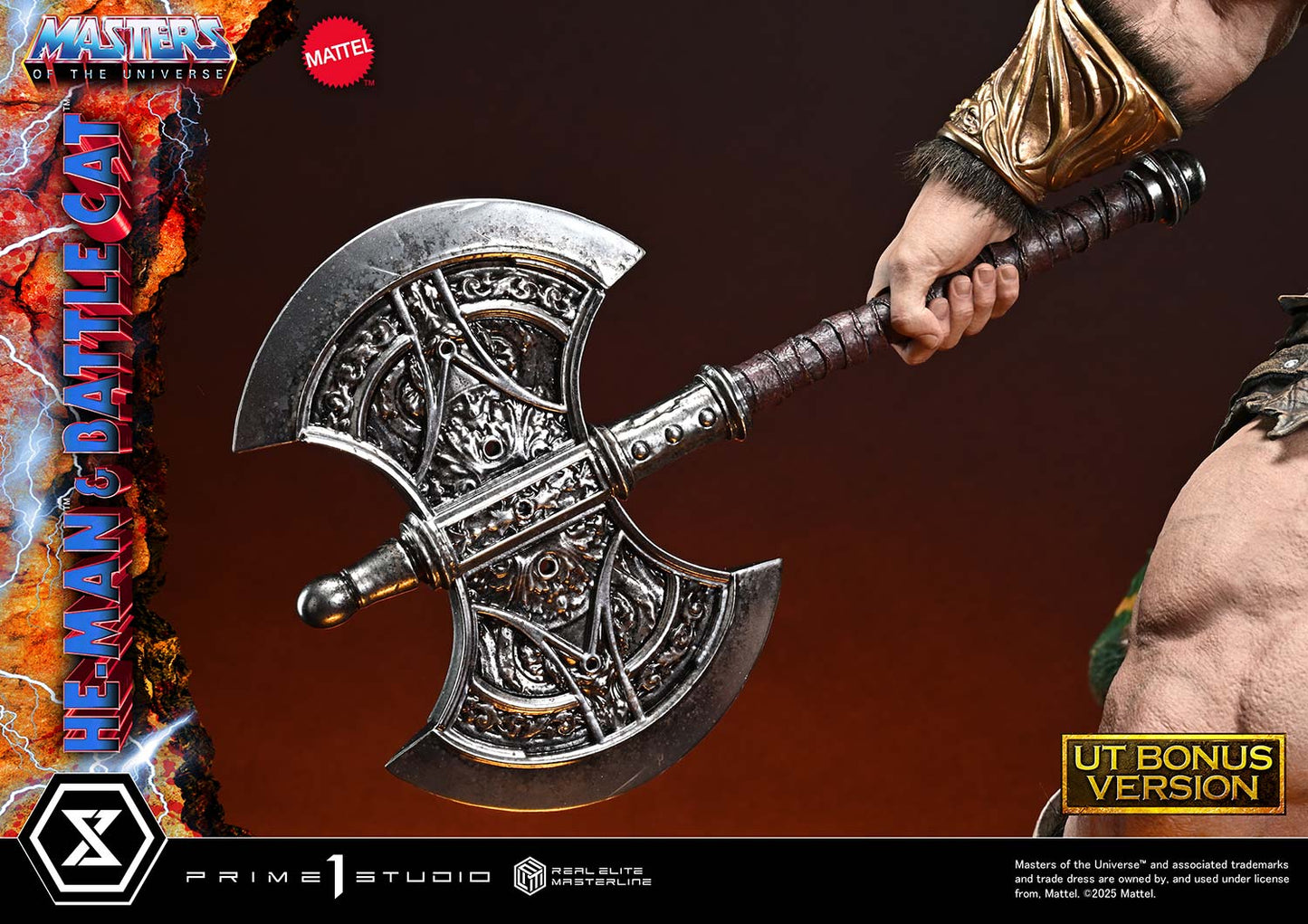 Prime 1 Studio -Masters of the Universe: 1/4 Scale He-Man & Battle Cat (Ultimate + Bonus Version) Pre-order NOW