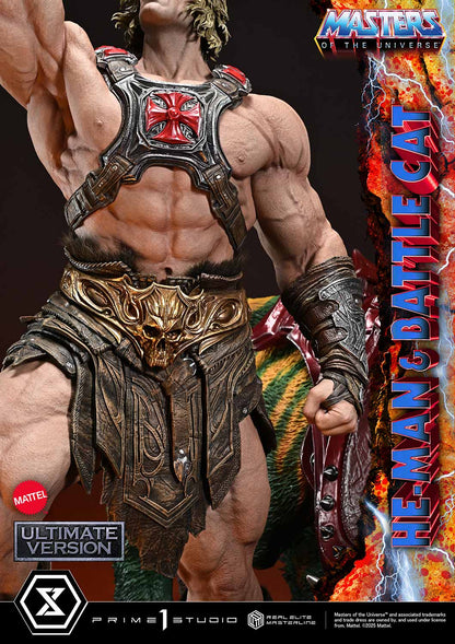 Prime 1 Studio -Masters of the Universe: 1/4 Scale He-Man & Battle Cat (Ultimate Version) Pre-order NOW