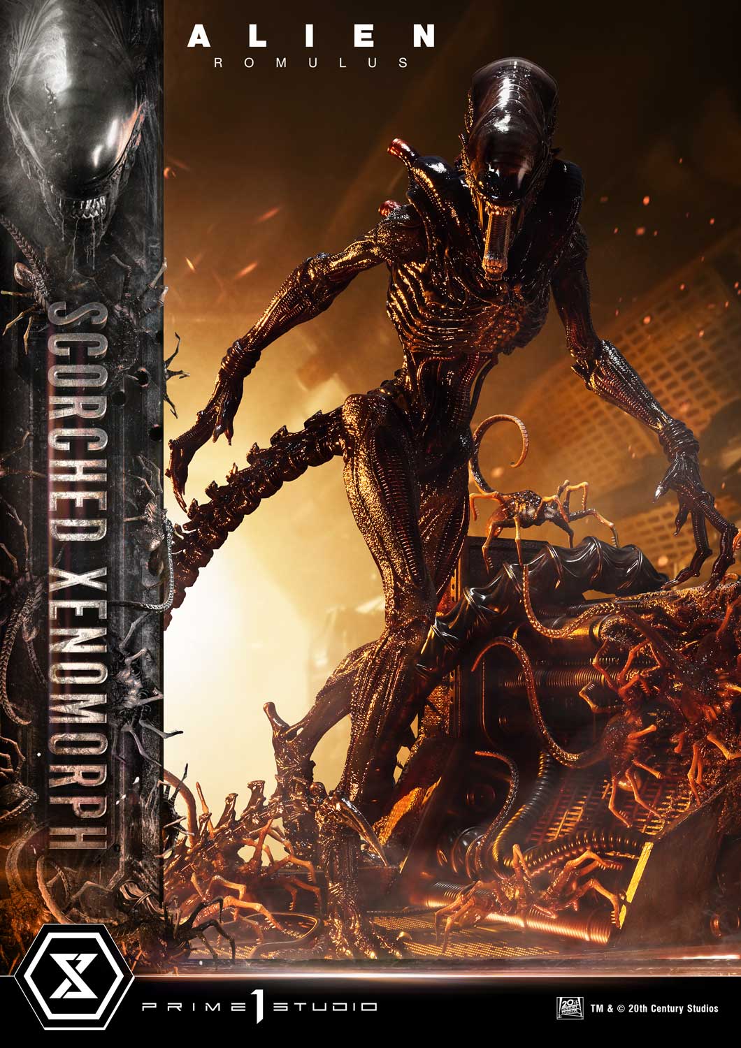 Prime 1 Studio - Alien: Romulus - Scorched Xenomorph (Deluxe Version)