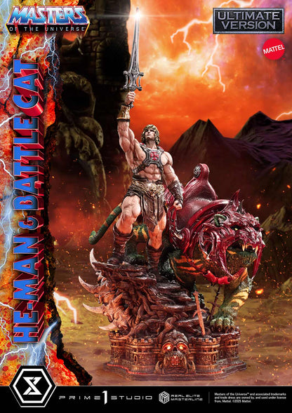 Prime 1 Studio -Masters of the Universe: 1/4 Scale He-Man & Battle Cat (Ultimate Version) Pre-order NOW