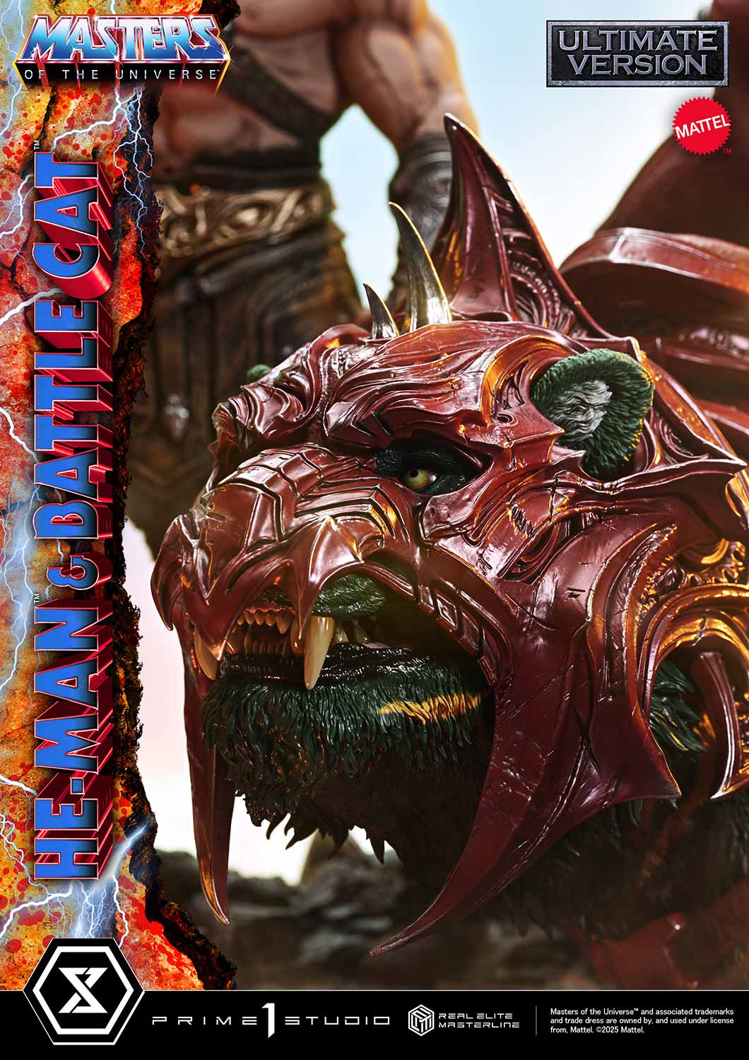 Prime 1 Studio -Masters of the Universe: 1/4 Scale He-Man & Battle Cat (Ultimate Version) Pre-order NOW