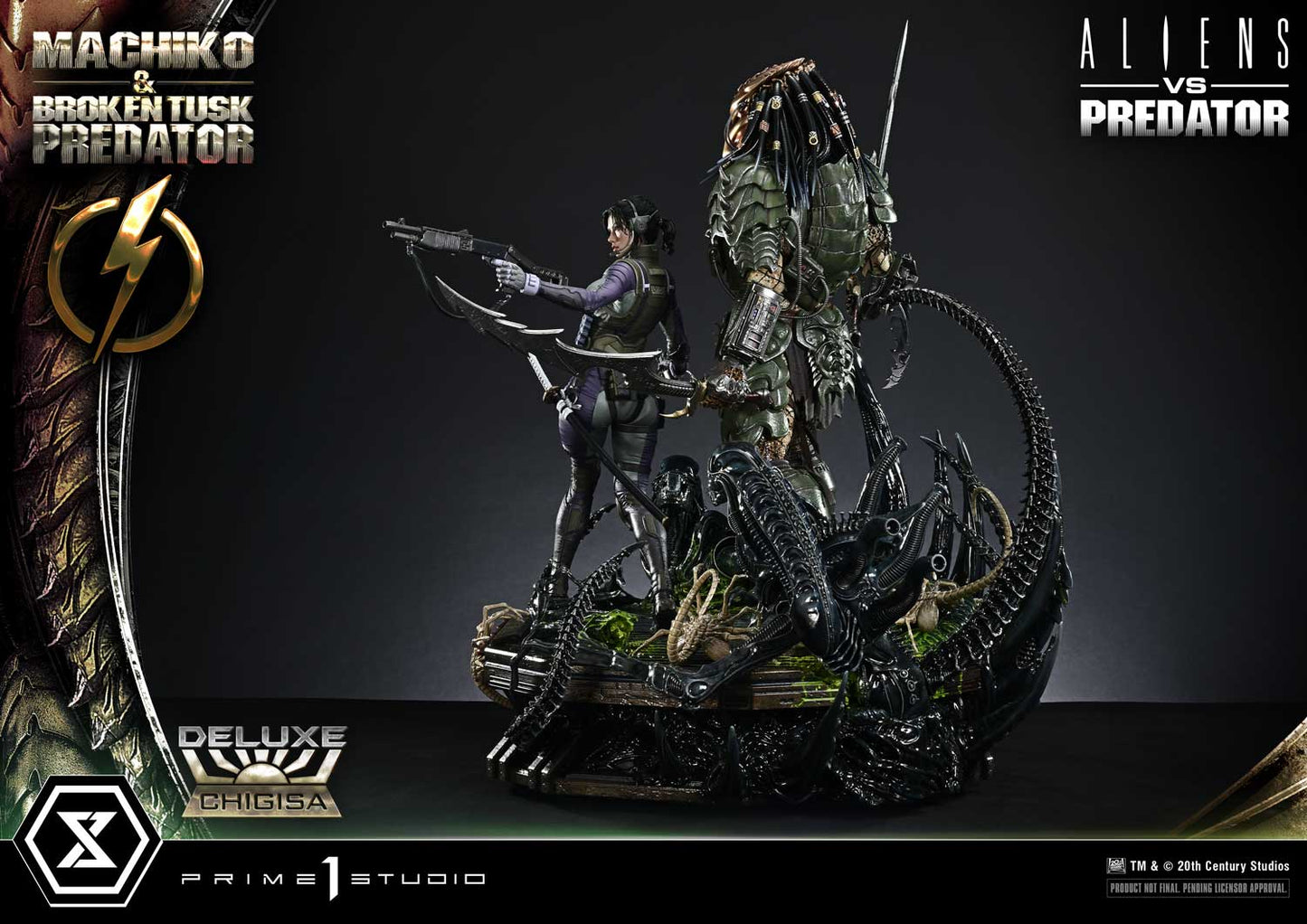 Prime 1 Studio - 1/4 Scale Machiko & Broken Tusk Predator (Deluxe Version) Pre-order Now