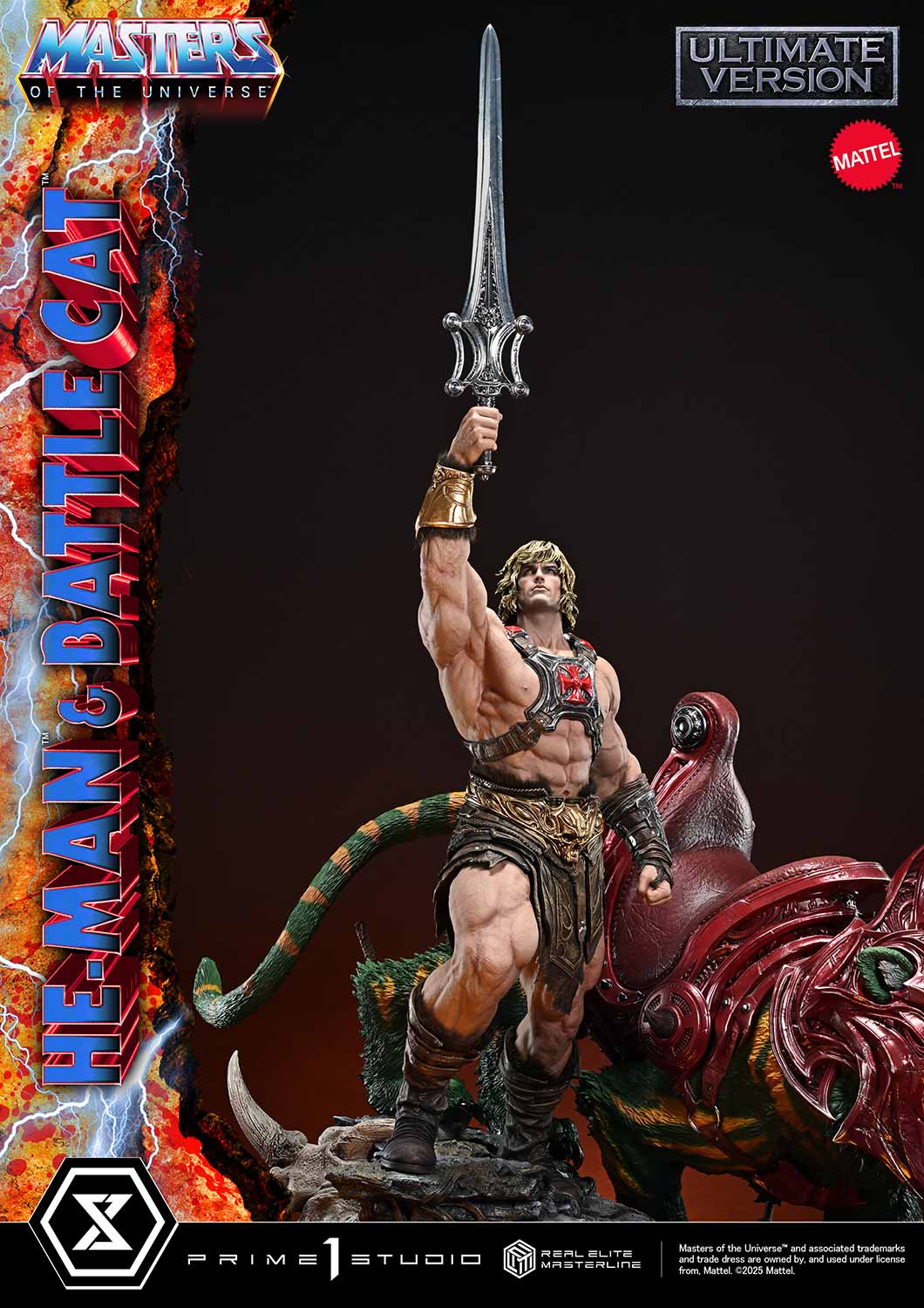 Prime 1 Studio -Masters of the Universe: 1/4 Scale He-Man & Battle Cat (Ultimate Version) Pre-order NOW