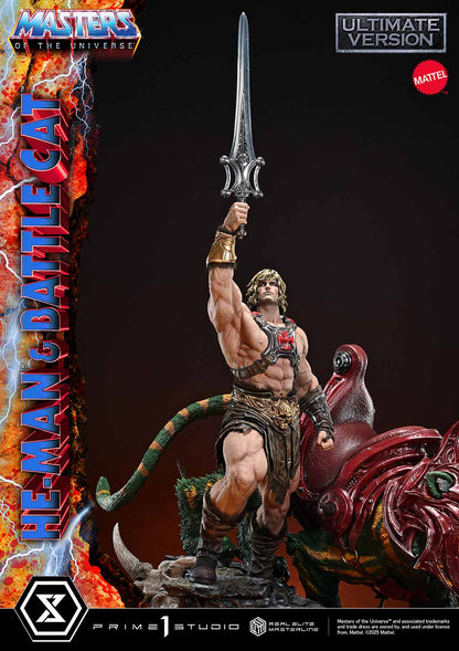 Prime 1 Studio -Masters of the Universe: 1/4 Scale He-Man & Battle Cat (Ultimate Version) Pre-order NOW