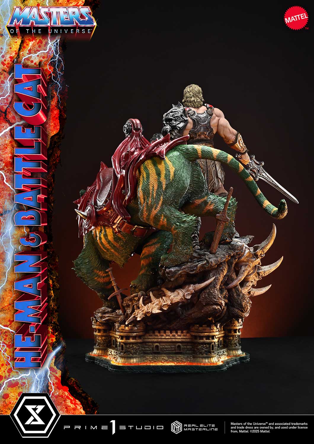 Prime 1 Studio -Masters of the Universe: 1/4 Scale He-Man & Battle Cat (Regular Version) Pre-order NOW