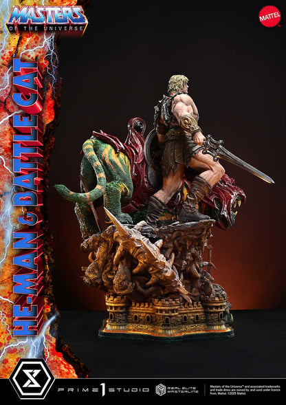 Prime 1 Studio -Masters of the Universe: 1/4 Scale He-Man & Battle Cat (Regular Version) Pre-order NOW