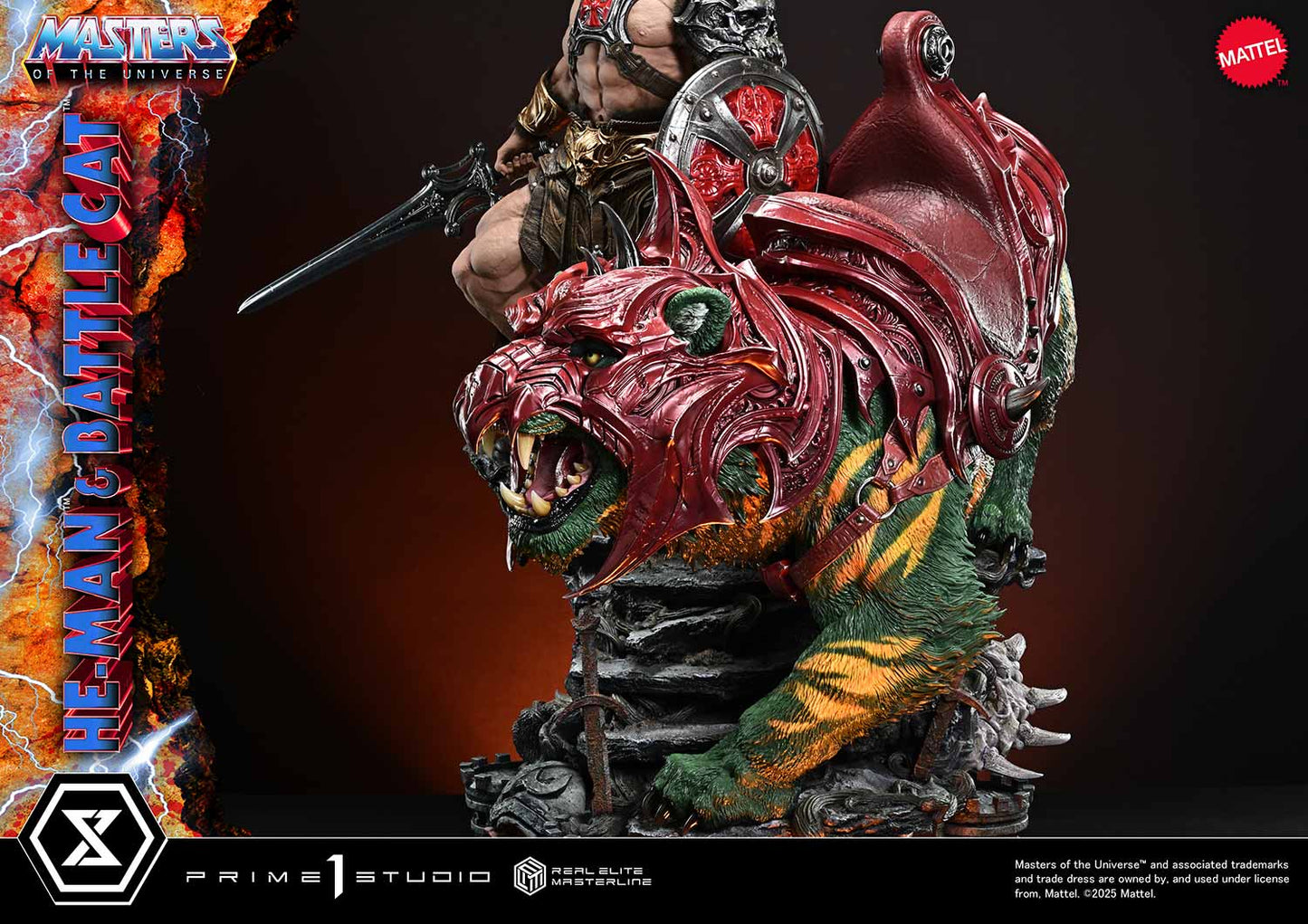 Prime 1 Studio -Masters of the Universe: 1/4 Scale He-Man & Battle Cat (Regular Version) Pre-order NOW
