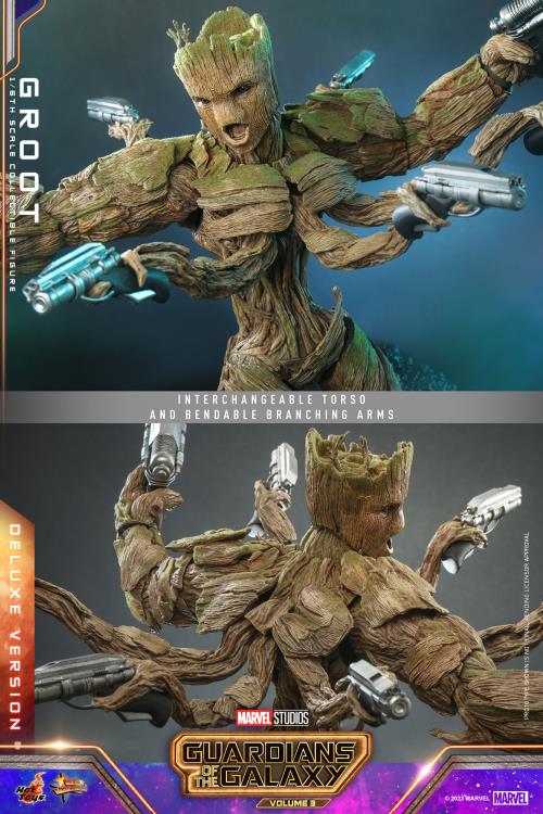 Hot Toys - MMS707 - Guardians of the Galaxy Vol. 3: Groot Deluxe