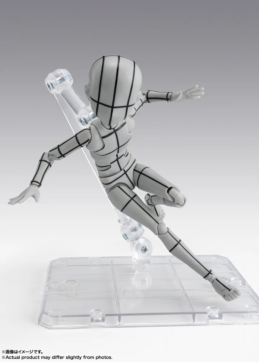 Tamashii Nations - S.H.Figuarts - BODY-KUN -KEN SUGIMORI- Edition -WIREFRAME-(Gray Color Ver.)
