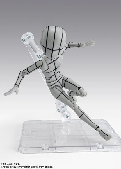 Tamashii Nations - S.H.Figuarts - BODY-KUN -KEN SUGIMORI- Edition -WIREFRAME-(Gray Color Ver.)