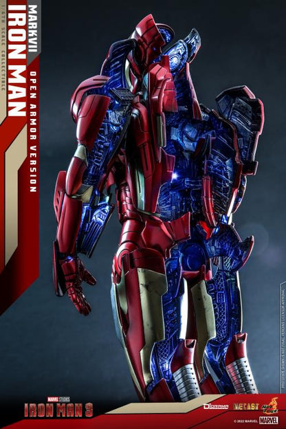 Hot Toys - DS004D51 - Iron Man 3: 1/6 Scale Diecast Iron Man Mark VII (Open Armor Version)