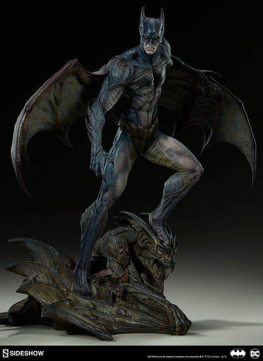 PRE-LOVED - Sideshow Collectibles - Batman Gotham City Nightmare Statue