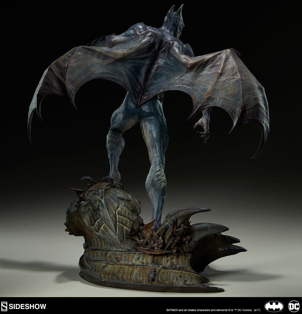 PRE-LOVED - Sideshow Collectibles - Batman Gotham City Nightmare Statue