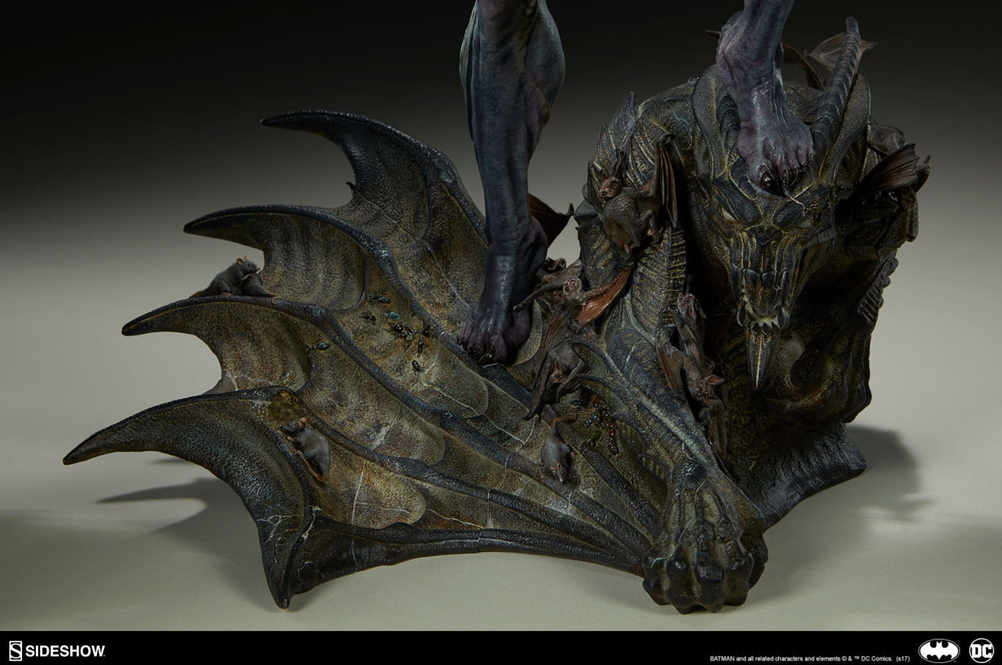 PRE-LOVED - Sideshow Collectibles - Batman Gotham City Nightmare Statue