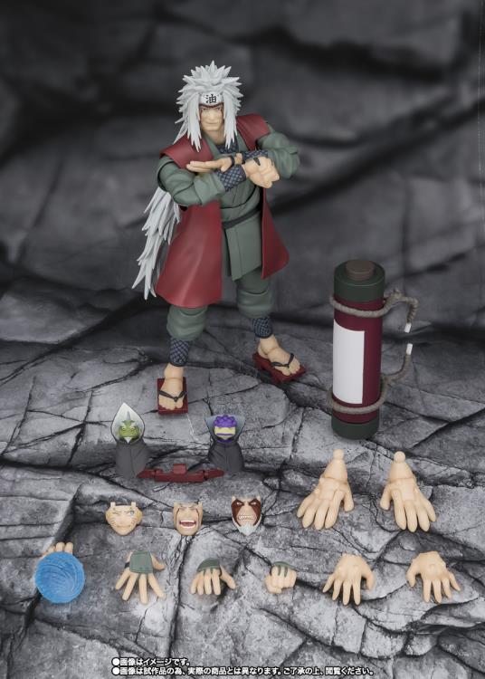 Tamashii Nations - S.H.Figuarts - Naruto: Jiraiya Hidden Leaf heroic Master Sage (Sage Mode Set)