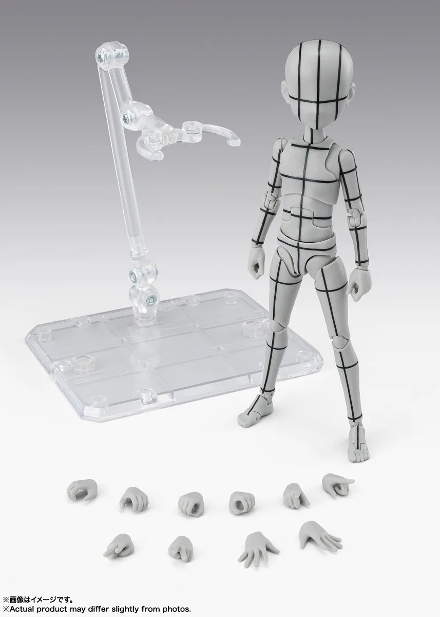 Tamashii Nations - S.H.Figuarts - BODY-KUN -KEN SUGIMORI- Edition -WIREFRAME-(Gray Color Ver.)