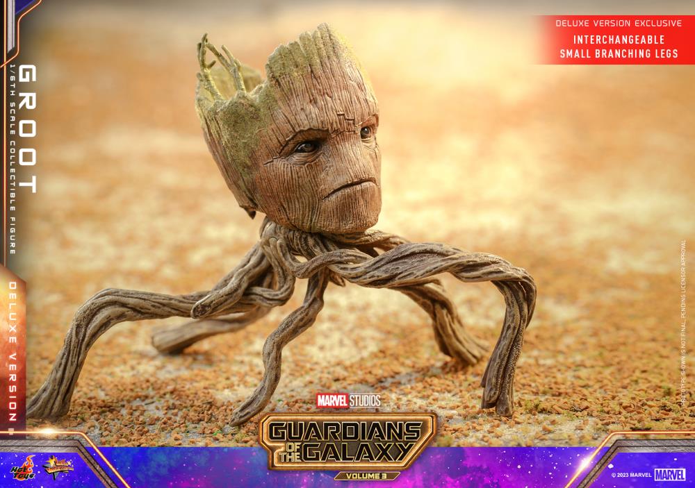 Hot Toys - MMS707 - Guardians of the Galaxy Vol. 3: Groot Deluxe