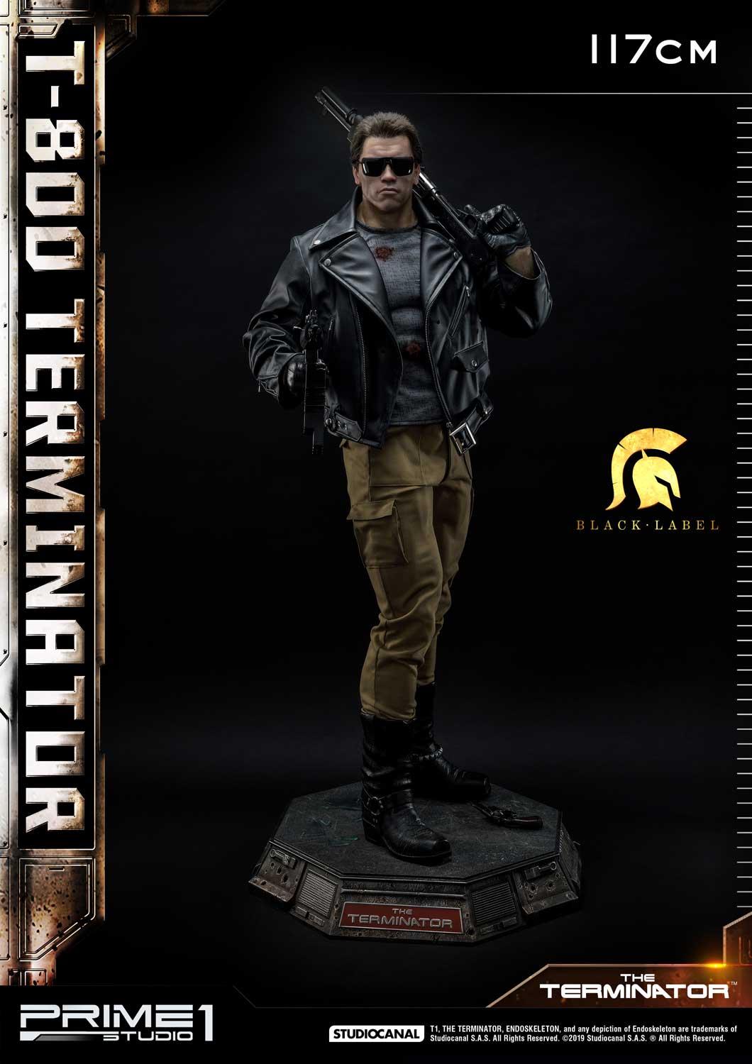 PRE-LOVED - Prime 1 Studio x Black Label - The Terminator: 1/2 Scale T-800 Terminator
