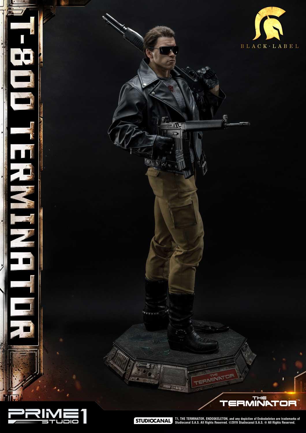 PRE-LOVED - Prime 1 Studio x Black Label - The Terminator: 1/2 Scale T-800 Terminator