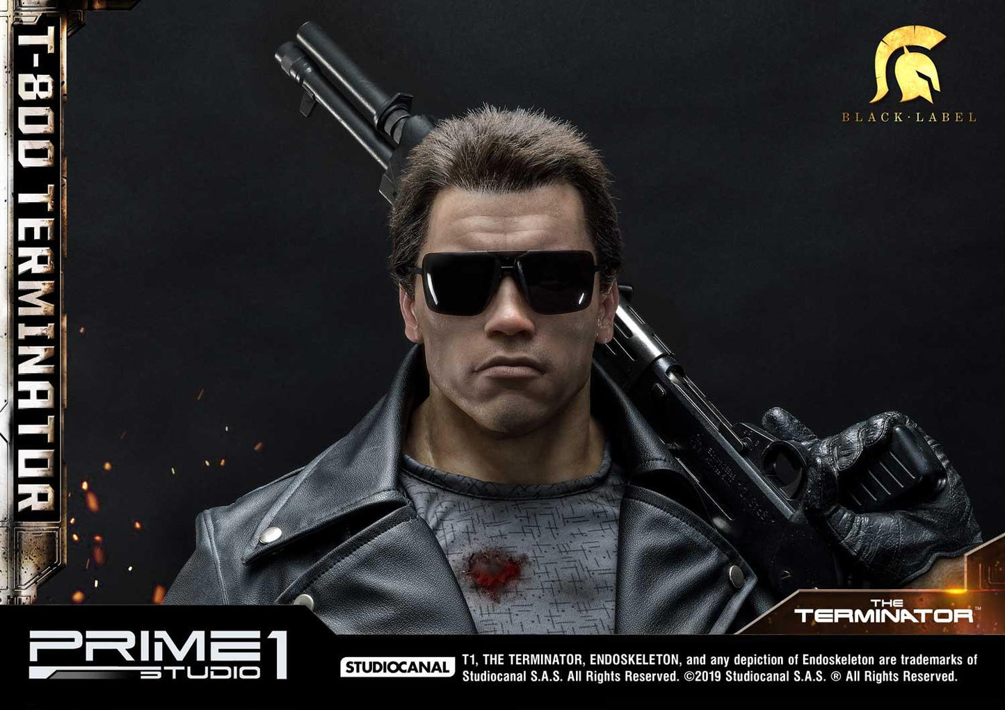 PRE-LOVED - Prime 1 Studio x Black Label - The Terminator: 1/2 Scale T-800 Terminator
