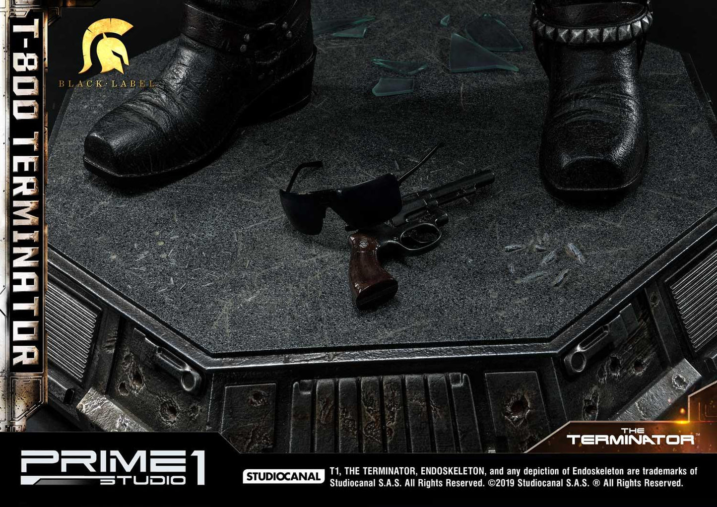 PRE-LOVED - Prime 1 Studio x Black Label - The Terminator: 1/2 Scale T-800 Terminator