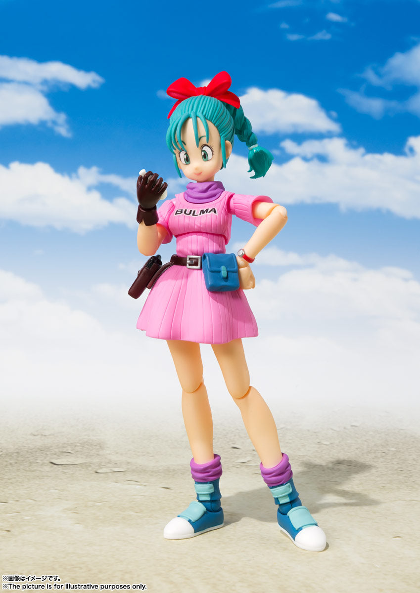 Tamashii Nations - S.H.Figuarts - Dragon Ball: Bulma Adventure Begins + Bulma's Motorcycle Set Pack