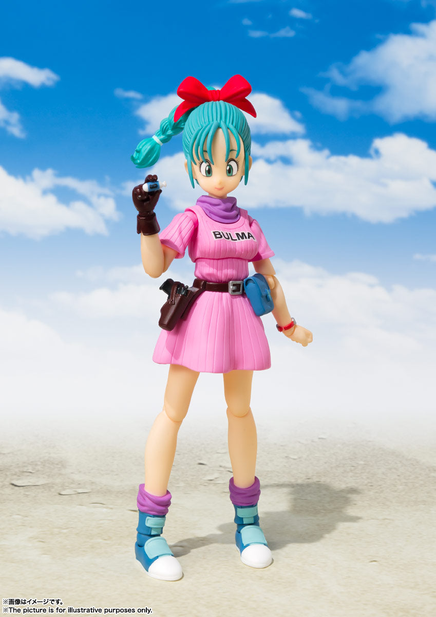 Tamashii Nations - S.H.Figuarts - Dragon Ball: Bulma Adventure Begins + Bulma's Motorcycle Set Pack