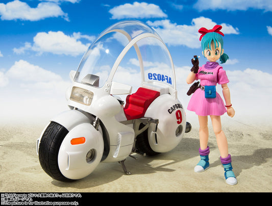 Tamashii Nations - S.H.Figuarts - Dragon Ball: Bulma Adventure Begins + Bulma's Motorcycle Set Pack