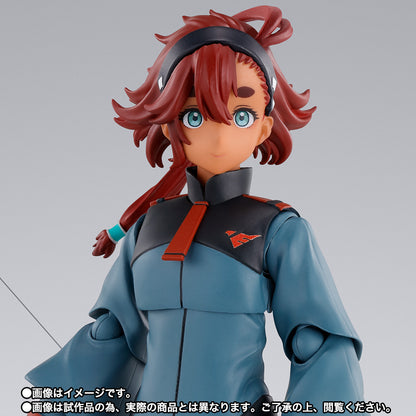 Tamashii Nations - S.H.Figuarts - Mobile Suit Gundam: The Witch From Mercury: Suletta Mercury (Regular Uniform Ver.) Action Figure with Option Set