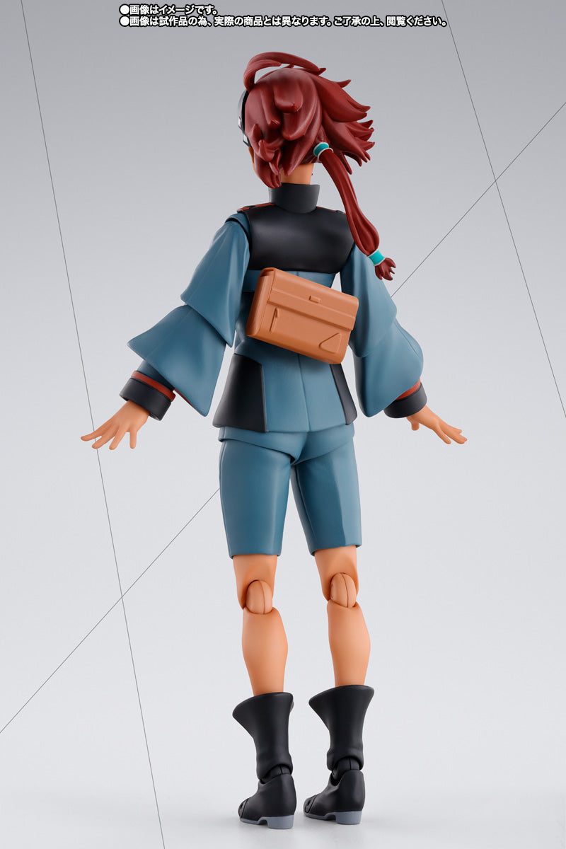 Tamashii Nations - S.H.Figuarts - Mobile Suit Gundam: The Witch From Mercury: Suletta Mercury (Regular Uniform Ver.) Action Figure with Option Set
