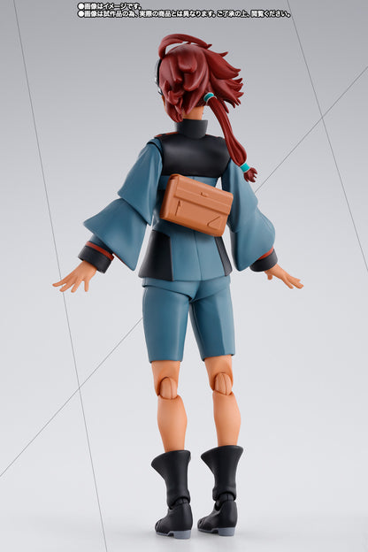 Tamashii Nations - S.H.Figuarts - Mobile Suit Gundam: The Witch From Mercury: Suletta Mercury (Regular Uniform Ver.) Action Figure with Option Set