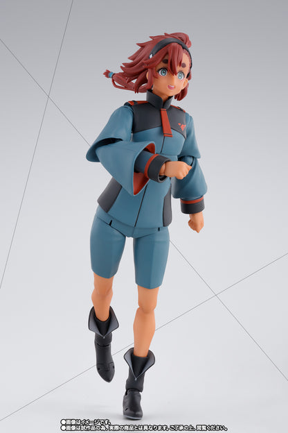 Tamashii Nations - S.H.Figuarts - Mobile Suit Gundam: The Witch From Mercury: Suletta Mercury (Regular Uniform Ver.) Action Figure with Option Set
