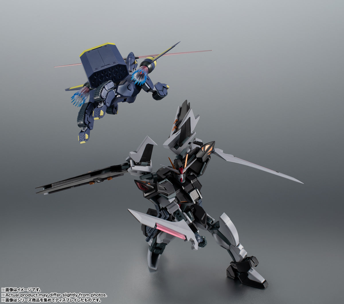 Tamashii Nations - Robot Spirits - Gundam - GAT-X105E＋AQM/E-X09S STRIKE NOIR GUNDAM ver. A.N.I.M.E.