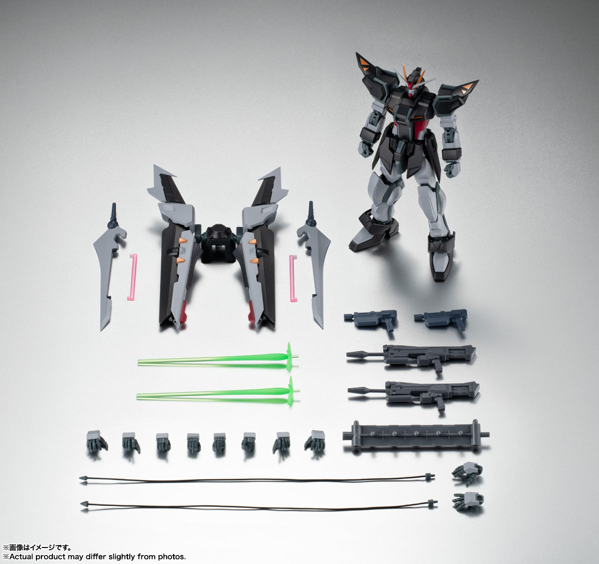 Tamashii Nations - Robot Spirits - Gundam - GAT-X105E＋AQM/E-X09S STRIKE NOIR GUNDAM ver. A.N.I.M.E.