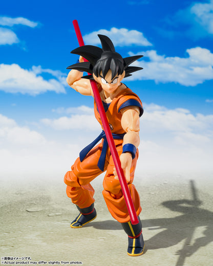 Tamashii Nations (EXCLUSIVE EDITION): S.H.Figuarts - Dragon Ball Z: SON GOKU & SON GOHAN -KID- & KINTOUN