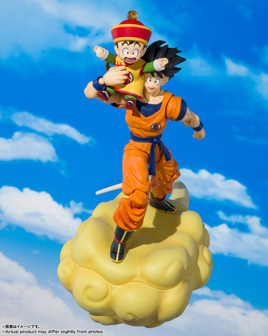 Tamashii Nations: S.H.Figuarts - Dragon Ball Z: SON GOKU & SON GOHAN -KID- & KINTOUN