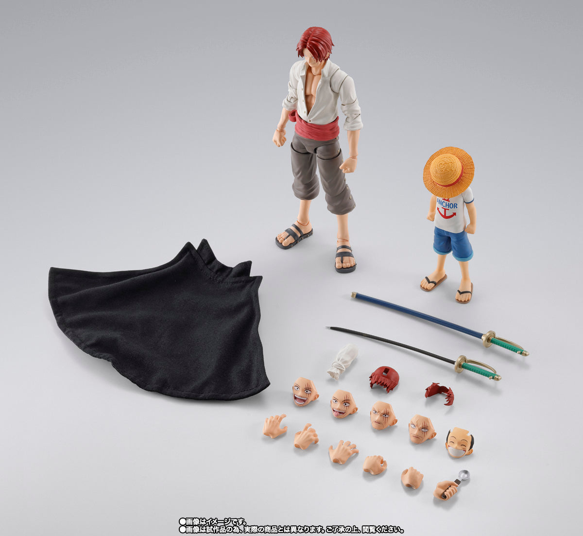 Tamashii Nations - S.H.Figuarts - One Piece: Shanks & Monkey.D.Luffy -Childhood-