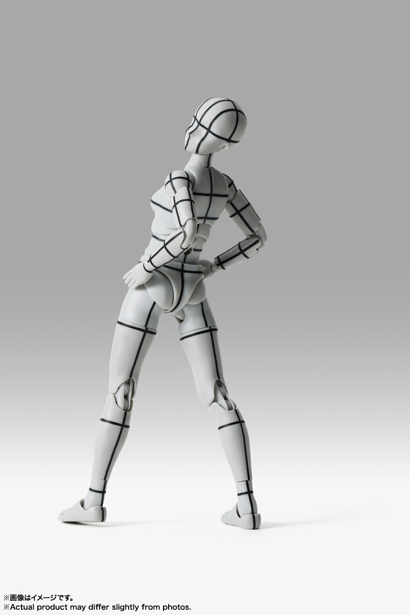 Tamshii Nations - S.H.Figuarts - Body Chan Sports Edition Wireframe (Gray Color Ver.)
