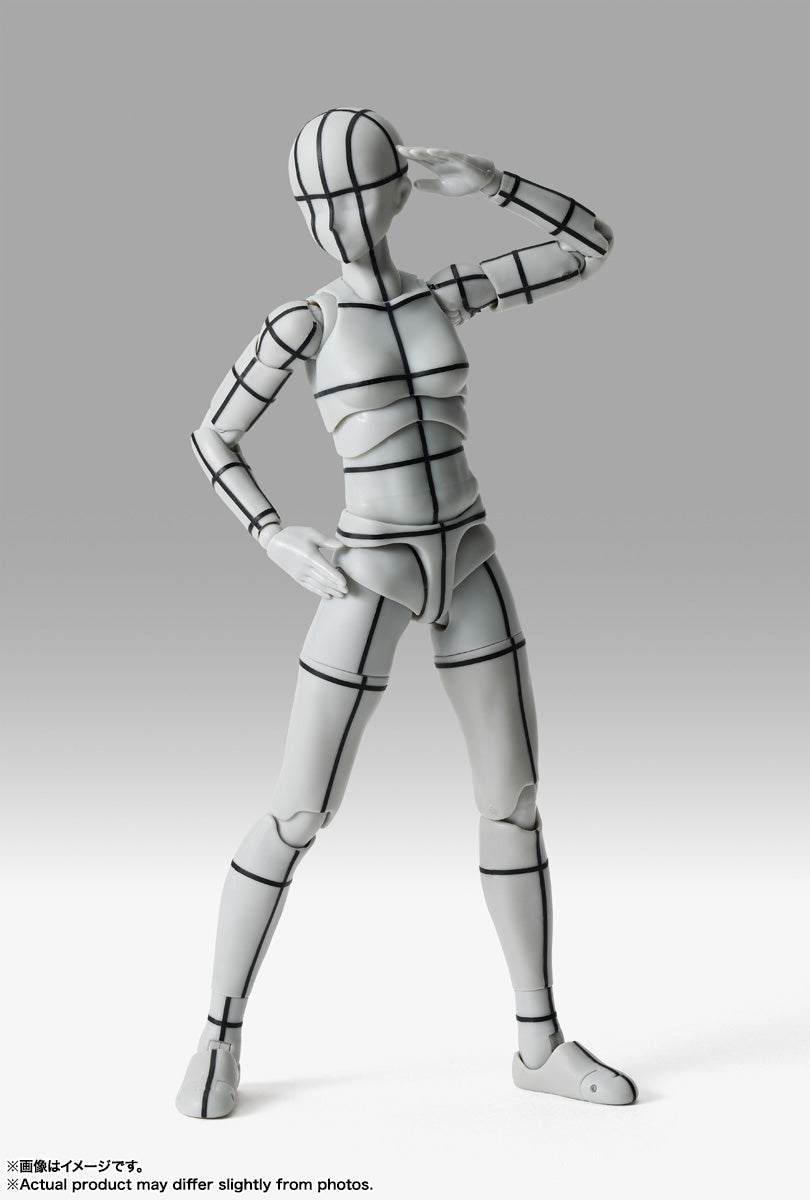 Tamshii Nations - S.H.Figuarts - Body Chan Sports Edition Wireframe (Gray Color Ver.)