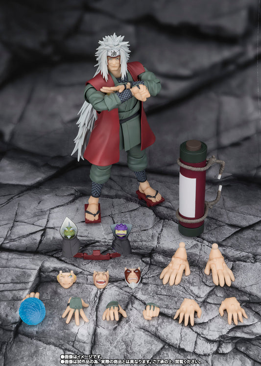Tamashii Nations - S.H.Figuarts - Naruto: Shippuden: Jiraiya -Hidden Leaf Heroic Master Sage- (Sage Mode Set)