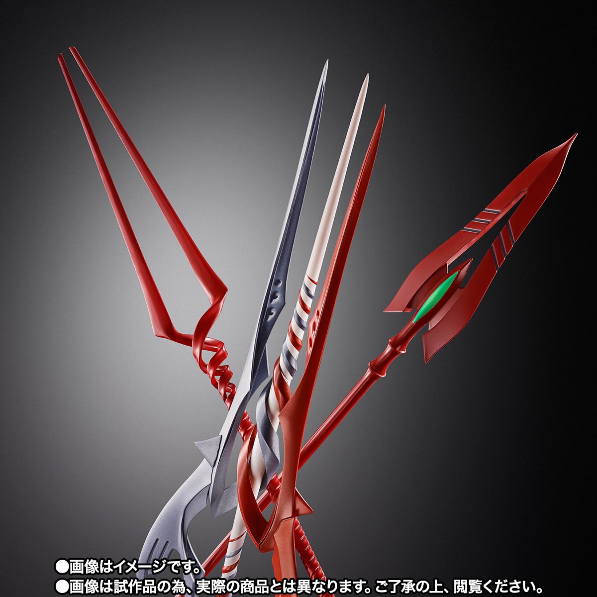 Tamashii Nations - Metal Build - EVANGELION: 3 SPEARS SET FOR EVANGELION 30th with the spear Another color
