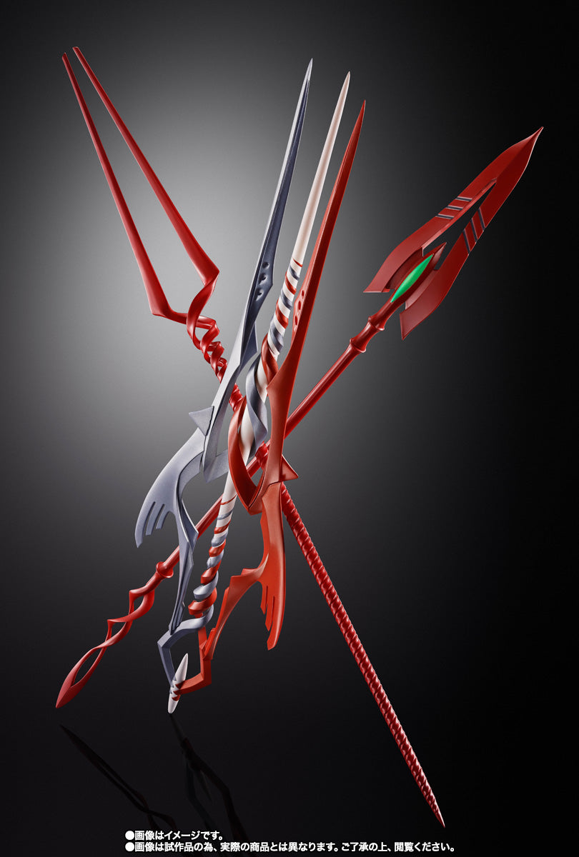 Tamashii Nations - Metal Build - EVANGELION: 3 SPEARS SET FOR EVANGELION 30th with the spear Another color