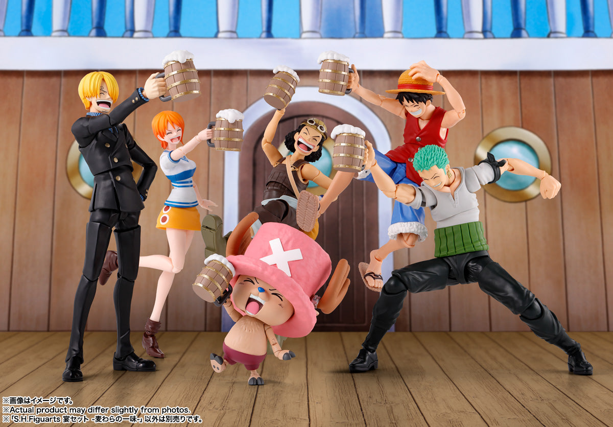 Tamashii Nations - S.H.Figuarts - One Piece: Party Set (The Straw Hat Crew) Optional Parts Set
