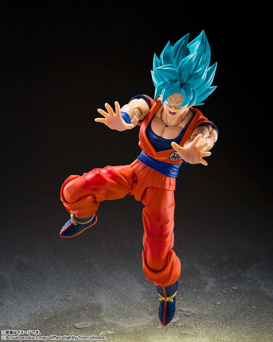 Tamashii Nations - S.H.Figuarts - Dragon Ball Super: SUPER SAIYAN GOD SUPER SAIYAN SON GOKU (BLUE POWER TRANSCENDING LIMITS)
