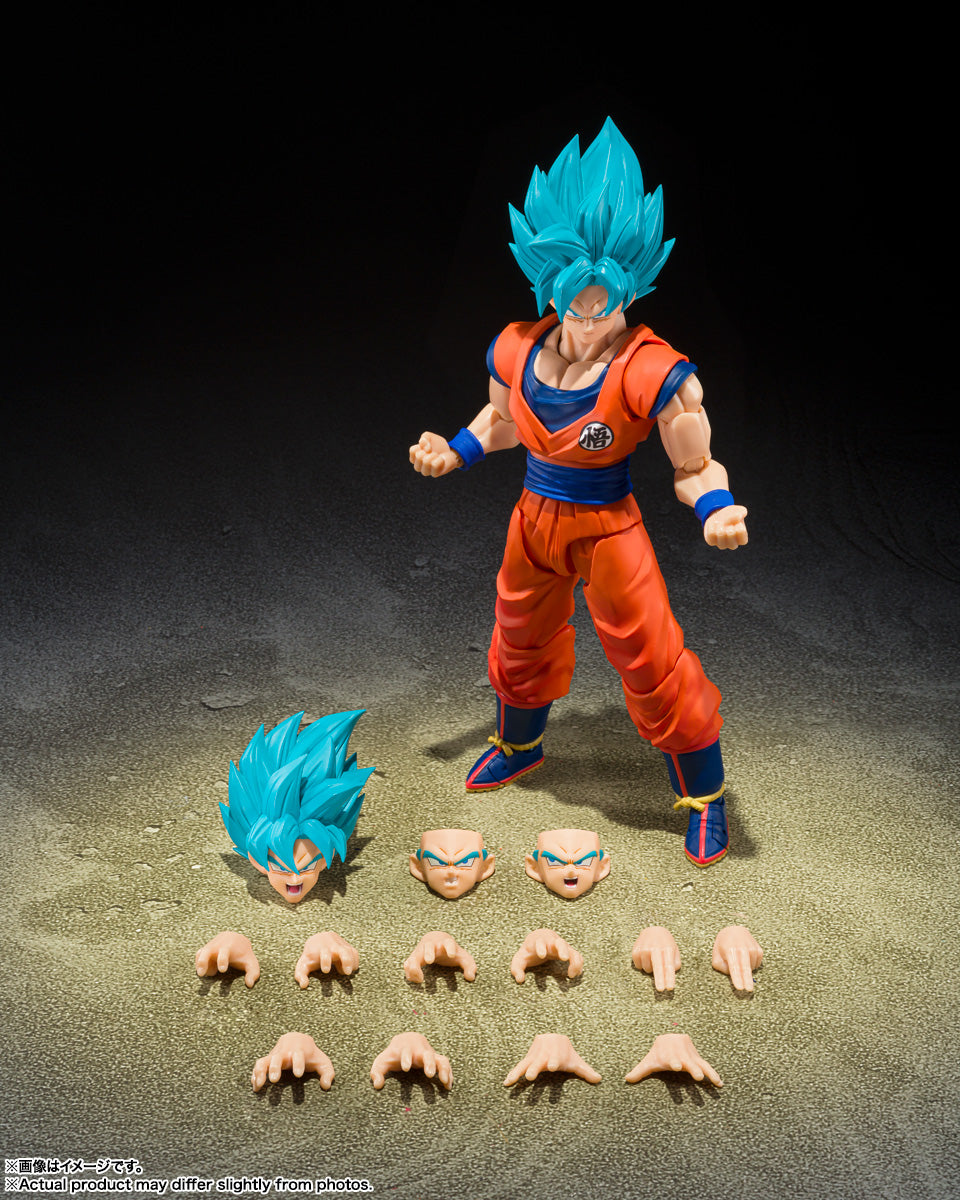Tamashii Nations - S.H.Figuarts - Dragon Ball Super: SUPER SAIYAN GOD SUPER SAIYAN SON GOKU (BLUE POWER TRANSCENDING LIMITS)