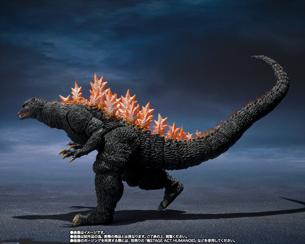 Tamashii Nations (Web Exclusive) - S.H.MonsterArts - Godzilla 2004: Godzilla (2004) Heat Ray Version VS New Gotengo