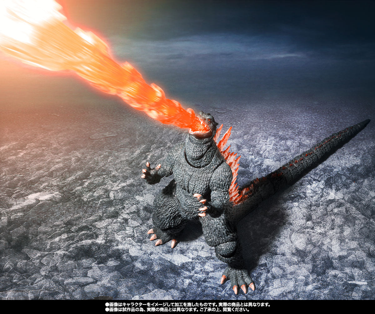 Tamashii Nations (Web Exclusive) - S.H.MonsterArts - Godzilla 2004: Godzilla (2004) Heat Ray Version VS New Gotengo