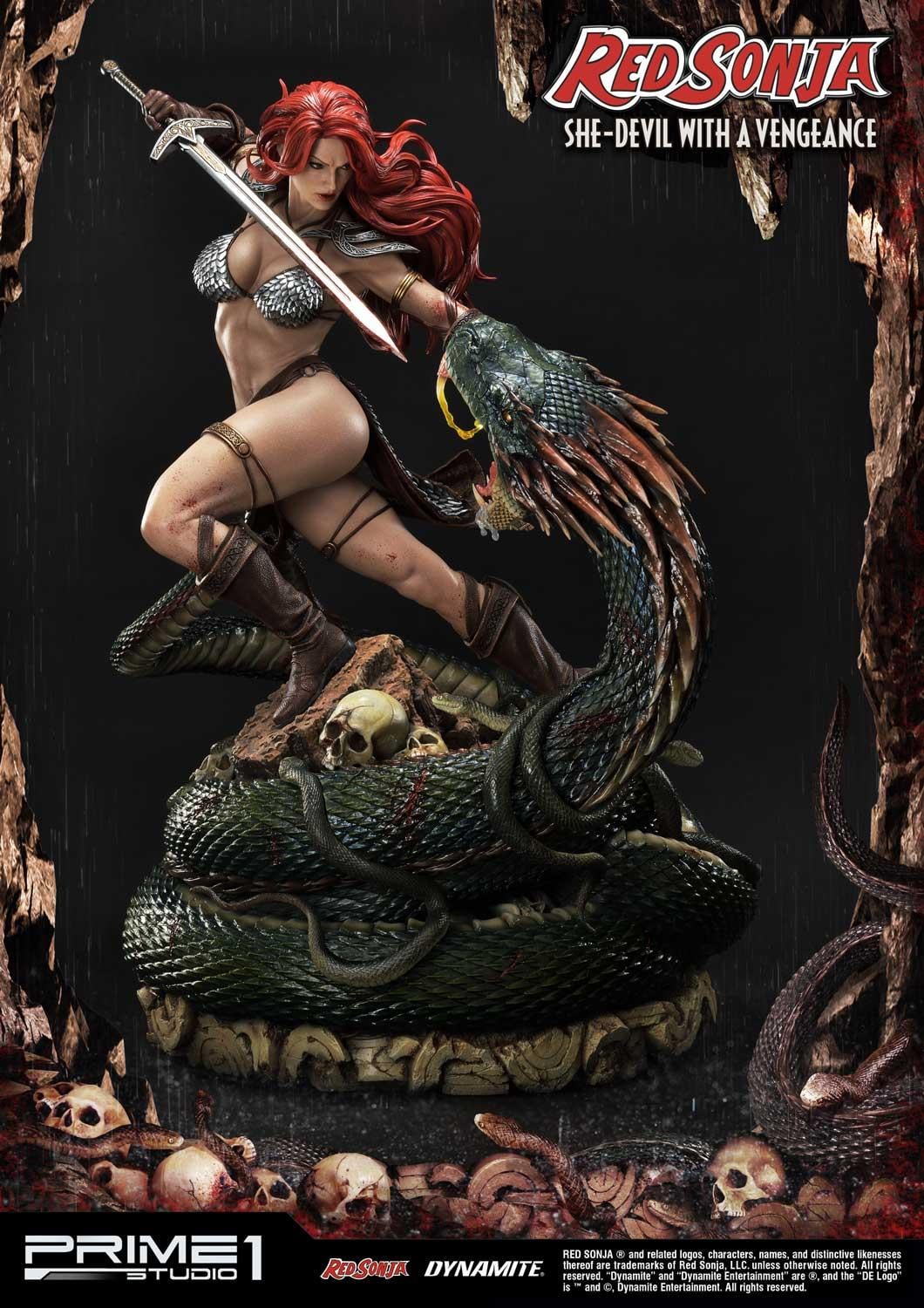 PRE-LOVED - Prime 1 Studio - MMRS-01: Red Sonja She-Devil with a Vengeance