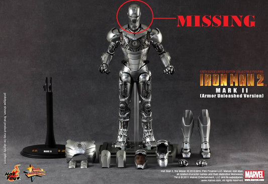 PRE-LOVED - Hot Toys - MMS150 - Iron Man - Iron Man Mark II (Armor Unleashed Version)